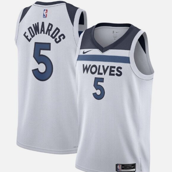 Youth Minnesota Timberwolves Anthony Edwards Jersey